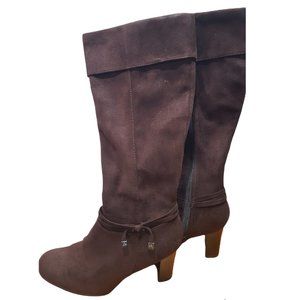 Predictions Casual Women Boots, Suede Brown Mason, Size 7
